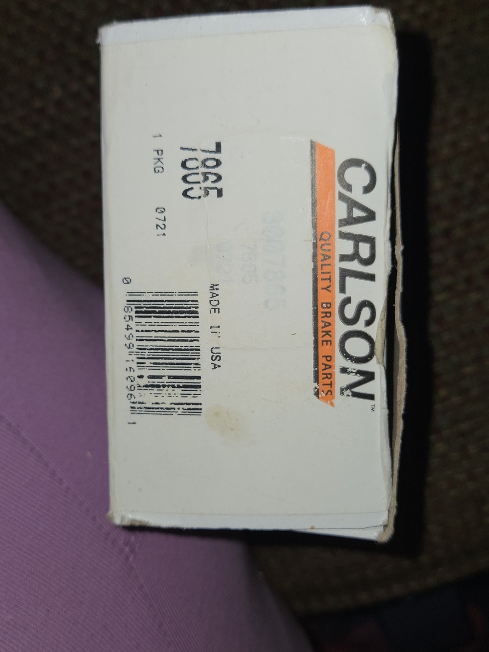 Carlson Quality Brake Parts disc brake caliper piston (model 7865)